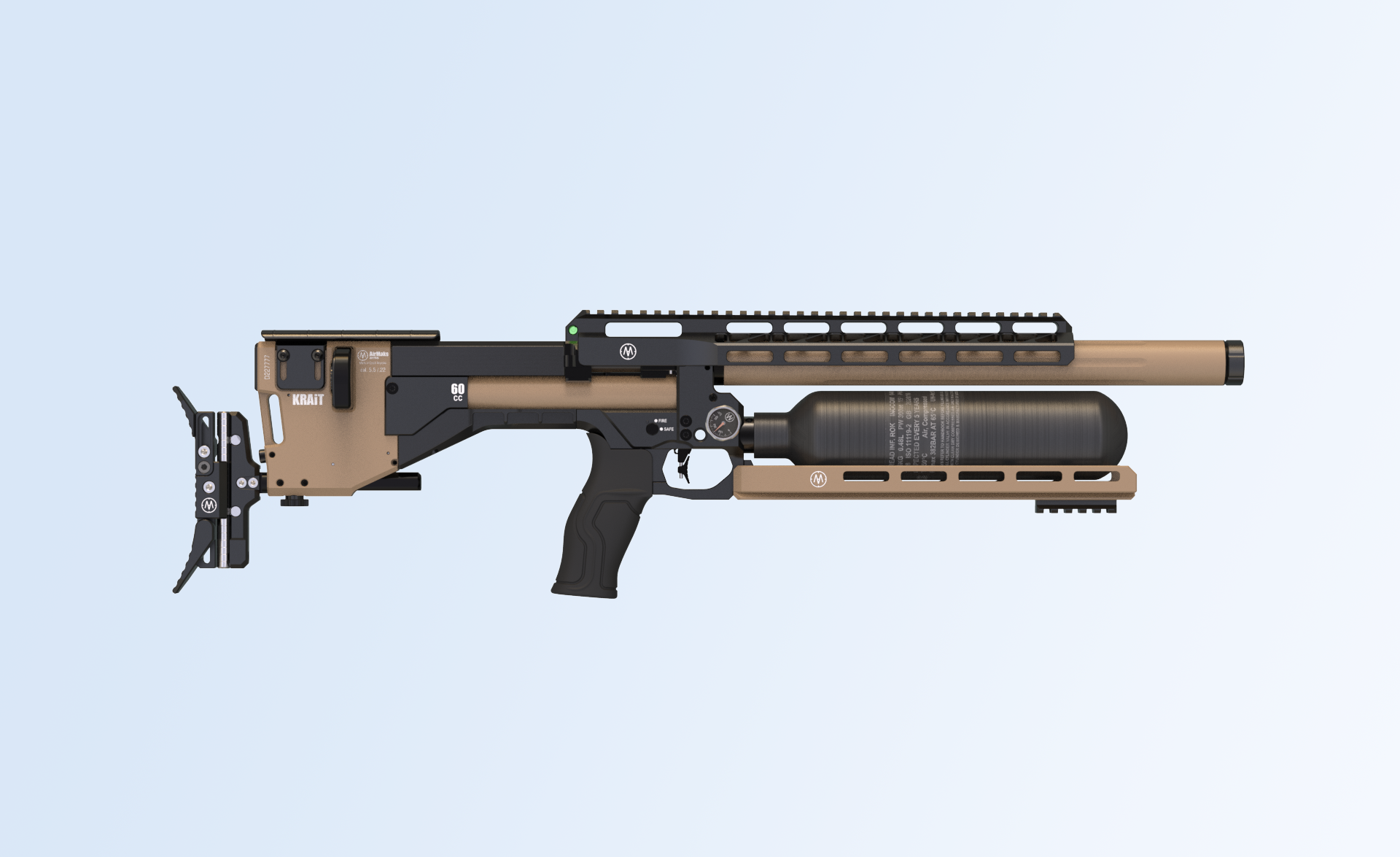 AirMaks Arms to launch Krait Pro PCP air rifle in the UK