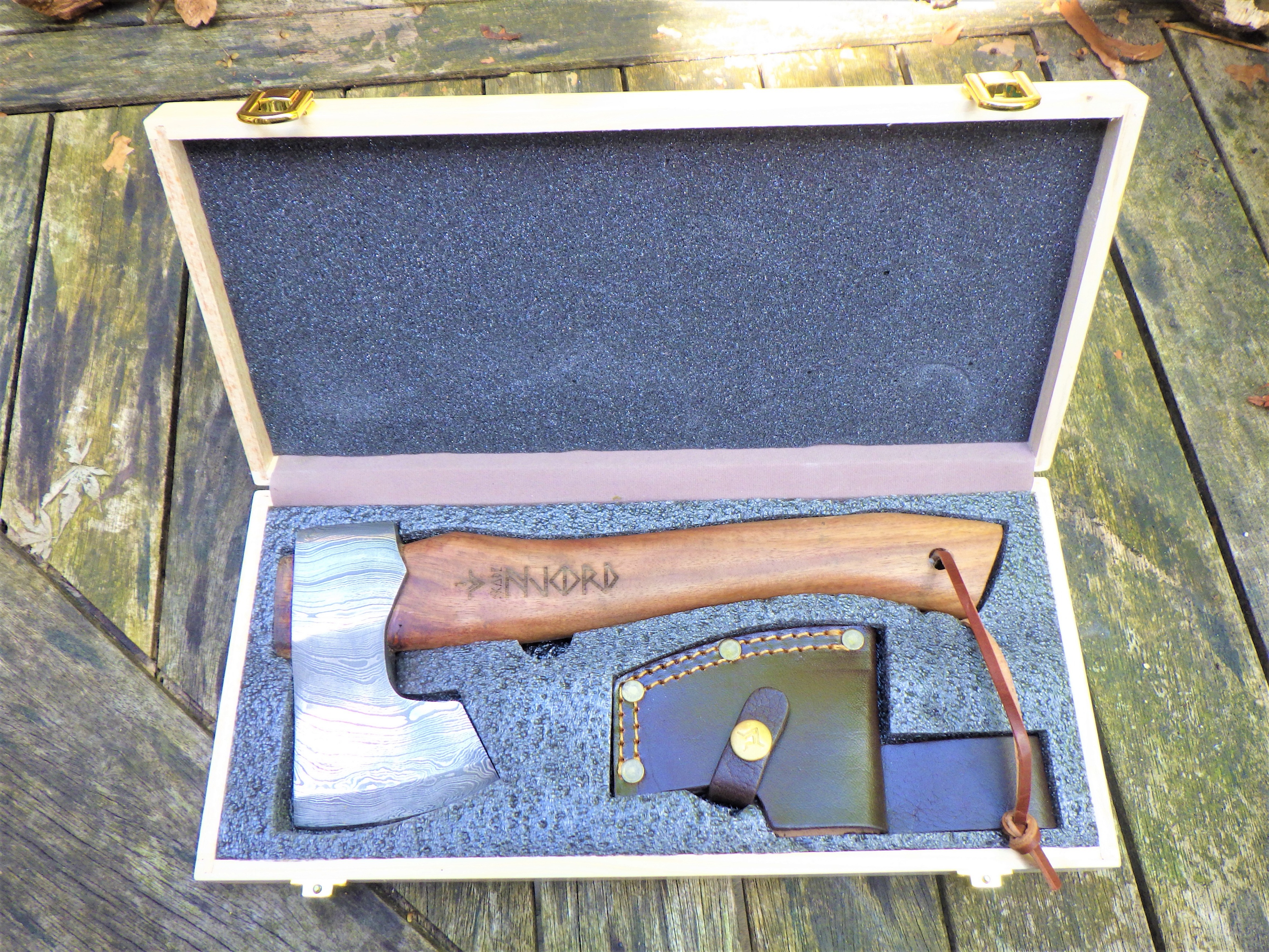Njord Damascus Small Camp Axe