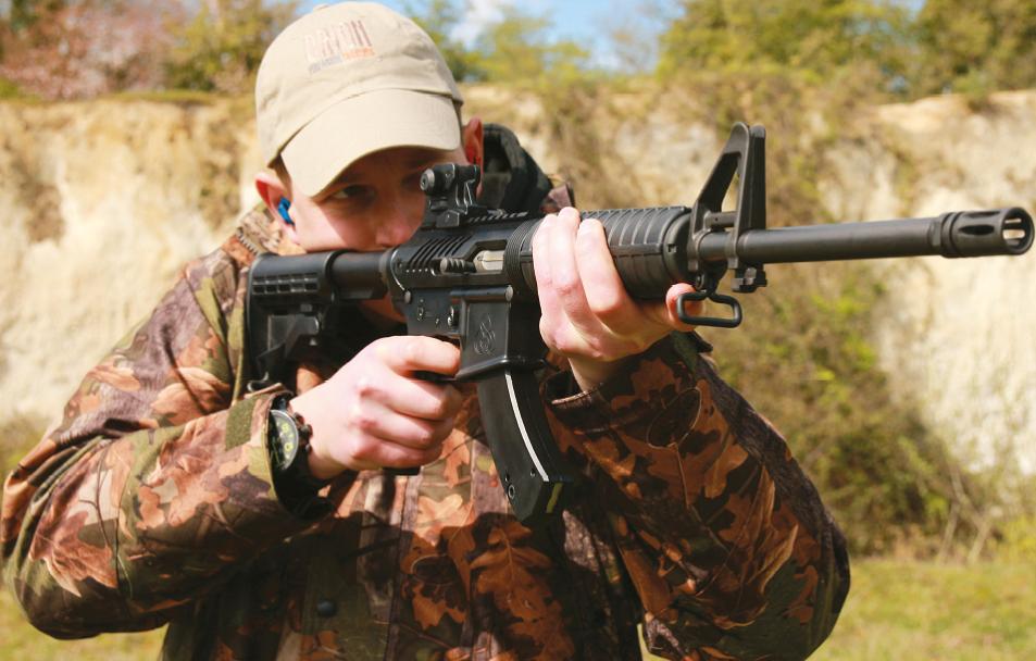 V22 rimfire semi-auto rifle SGC